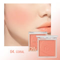Paleta de Blush Mineral Suave 6 Cores Matte Pó de Longa Duração Sombra Natural para Contorno das Bochechas Make de Beleza