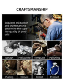 Pulseira EWYA em Prata Esterlina 925 com Moissanita 0,1ct 3mm D VVS1 Diamante com GRA para Mulheres, Brilhante, Festa de Casamento, Joia Fina