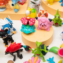 Figuras de Anime Pokémon Tamanho Grande Aleatório 10/20/30/40/50PCS Modelo de Ação Brinquedo Fofo Pikachu Original 4-6CM Presentes de Aniversário para Crianças