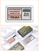 Sombra de Olhos Matte Dupla em Duas Cores Caixa Pequena Sombra de Olhos Preguiçosa Fácil de Transportar Paleta de Sombras Cosméticos Profissionais para Mulheres