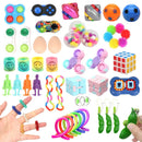 Pacote de Brinquedos Anti-Stresse Aleatórios para Crianças, Brinquedos Sensoriais Baratos, Alívio do Estresse, Presentes para Autismo e TDAH, Conjunto de Fidget Spinner e Squishy