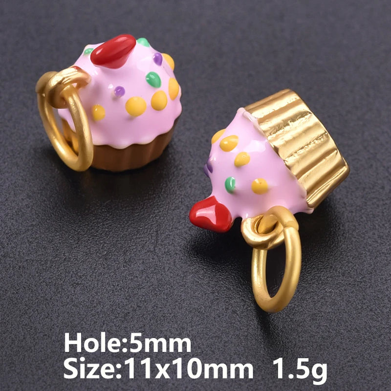 6/16 Peças Estilos Mistos Frutas Banana Morango Melancia Vegetais Repolho Cogumelo Cenoura Pingente Para Fazer Joias