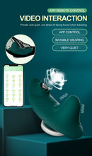 App Vibrador de calcinha para mulheres Controle remoto Bluetooth Chupador de clitóris Mini  18+
