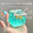 Blocos de Oceano Macios para Adultos, Bolas Antiestresse, Brinquedos Sensoriais para Autismo, Alívio de Estresse e Ansiedade, Brinquedos Fidget, Bolas de Água de Maltose