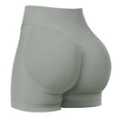 Shorts de verão femininos de cintura baixa, sem costura, shorts de academia, shorts de yoga, shorts de corrida e shorts de treino ciclismo de alta elasticidade