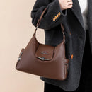 Bolsa de couro sintético de grande capacidade Bolsas de ombro Bolsa tote Bolsas femininas Bolsa carteira