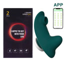 App Vibrador de calcinha para mulheres Controle remoto Bluetooth Chupador de clitóris Mini  18+