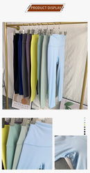 Liquidação de Verão Leggings de Cintura Alta Respirável Secagem Rápida Calças de Yoga Roupas de Fitness Corrida Ciclismo Treino Academia