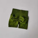 Shorts Esportivos Levanta Bumbum Feminino Cintura Alta e Aperto na Cintura, Redução, Secagem Rápida