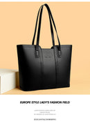 Bolsa de Cor Sólida para Mulheres Bolsas de Ombro de Designer Bolsa Transversal de Couro Macio de Luxo Bolsa Tote de Grande Capacidade Grandes