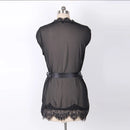 Babydoll erótico renda lingerie sexy roupas sexuais femininas vestido transparente