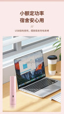 Prancha de Cabelo Portátil Mini Modelador, Alisamento e Estilização em Cerâmica Uso Duplo para Enrolar e Alisar