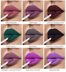 Batom Líquido Semi Fosco Pudaier Maquiagem para Lábios Hidratante Metade Gloss Labial Cosméticos Hidratante Gloss Batom