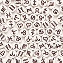 100 Peças 4*7mm Contas Redondas Sortidas de Signos do Zodíaco, Pingentes Espaçadores Soltos para Confecção de Joias e Acessórios de Pulseira DIY