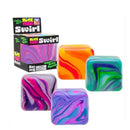Cubo de Brinquedo Sensorial Macio e Pegajoso Needoh para Alívio de Estresse, Recheado com Bola de Gel Esticável Macia Ice blind box Slow Rebound