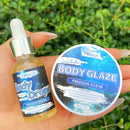 kit de Brilho Corporal e Óleo Corporal Vários sabores Não oleoso Hidratante e umectante Loção Corporal Massagem