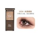 Biya 2 Cores de Sombra de Olhos Portátil Vermelho Preto Paleta Sombra Mate Escura Fumaça Cosméticos Maquiagem Festa Halloween Maquiagem DIY