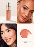 Blush Cremoso Maquiagem Matte Textura Perolada com Glitter Iluminador Brilho nutrir Gloss Labial