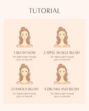 Paleta de Blush Mineral Suave 6 Cores Matte Pó de Longa Duração Sombra Natural para Contorno das Bochechas Make de Beleza