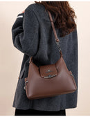 Bolsa de couro sintético de grande capacidade Bolsas de ombro Bolsa tote Bolsas femininas Bolsa carteira