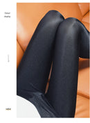 Leggings Femininas Tamanho 6XL Grande, Meias-Calças Térmicas de Inverno, Forro Fino de Lã, Cintura Alta, Sexy, Slim, Calças Elásticas, Leggings Femininas com Brilho