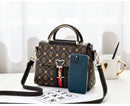Bolsa de ombro feminina tote bolsa de luxo designer de couro Monograma impresso  única transversal