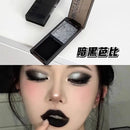 Biya 2 Cores de Sombra de Olhos Portátil Vermelho Preto Paleta Sombra Mate Escura Fumaça Cosméticos Maquiagem Festa Halloween Maquiagem DIY
