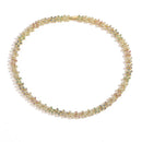 Colar de Cristal Trevo de Quatro Folhas, Pulseira de Luxo Feminina com Zircônia Brilhante, Joia de Presente de Alta Qualidade