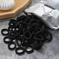 50/100 Peças de Elásticos de Cabelo para Crianças, Coloridos de Nylon