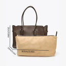 Bolsa Tote com Alça Superior Fashion, Elegante Bolsa Grande Feminina de Luxo para Estilo Diário