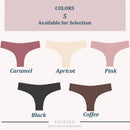 KIT 3 Peças Calcinhas Maillard Sem Costura Ultrafinas Calcinhas Brasileiras de Seda Gelada Sexy Tanga de Cintura Baixa Feminina Sólida
