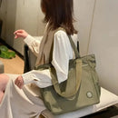 Mala Duffle Oxford Impermeável Grande Capacidade Bolsa de Viagem Feminina Bolsa de Ombro Valise