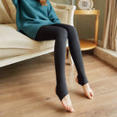 Meias polares grossas, leggings de inverno quentes, collants femininos forrados com lã, meias-calças efeito pele, calças de lã translúcidas falsas
