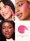 Blush Cremoso Maquiagem Matte Textura Perolada com Glitter Iluminador Brilho nutrir Gloss Labial