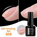 Gel de Unhas Autonivelante 7ml Base Forte Gel Reforçado Esmalte Gel Semi Permanente UV Removível para Nail Art