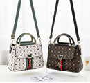 Bolsa de ombro feminina tote bolsa de luxo designer de couro Monograma impresso  única transversal