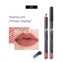 Batom Matte Lápis Delineador Labial Maquiagem À Prova D'Água Tinta Labial Sexy Batom Matte de Longa Duração Hidratante Caneta Delineador Labial 1 Peça