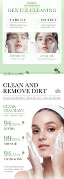 Limpador Facial Centella Asiatica Hidratante Controle de Oleosidade Limpeza Facial Espuma de Lavagem