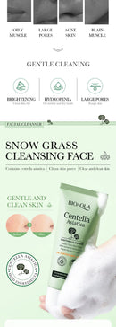 Limpador Facial Centella Asiatica Hidratante Controle de Oleosidade Limpeza Facial Espuma de Lavagem