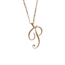 Colar Pingente Laye para Mulheres com Letras Iniciais Corrente Feminina Dourada 26 Letras