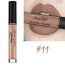 Batom Líquido Cor Nude Marrom Chocolate Batom Líquido Gloss Labial Matte