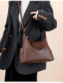 Bolsa de couro sintético de grande capacidade Bolsas de ombro Bolsa tote Bolsas femininas Bolsa carteira