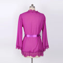 Mulher de lingerie sexy Pijama erótico renda Roupas sexuais Babydoll Vestido transparente Preto sexy